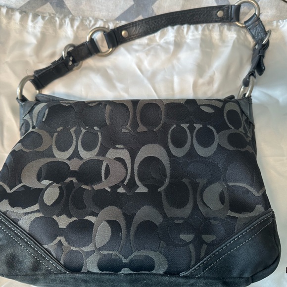 Coach Black Monogram Purse - Picture 4 of 7